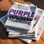 Diaris amb titulars de Purplewashing