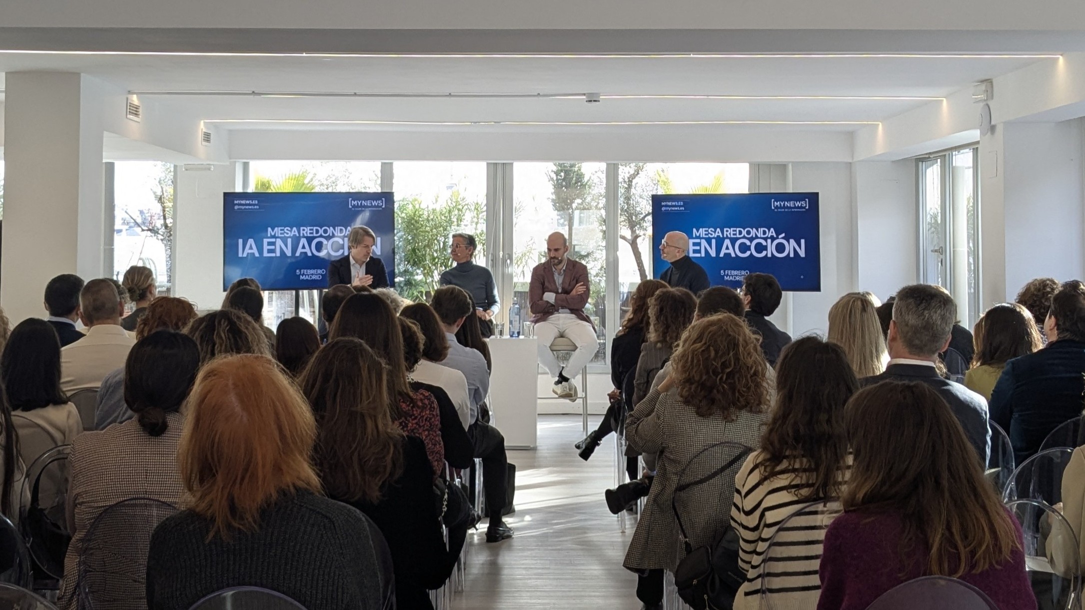 Mesa redonda MyNews: IA en Acción Madrid: desarrollo de la mesa redonda